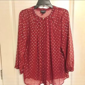 Garnet & Gold Blouse